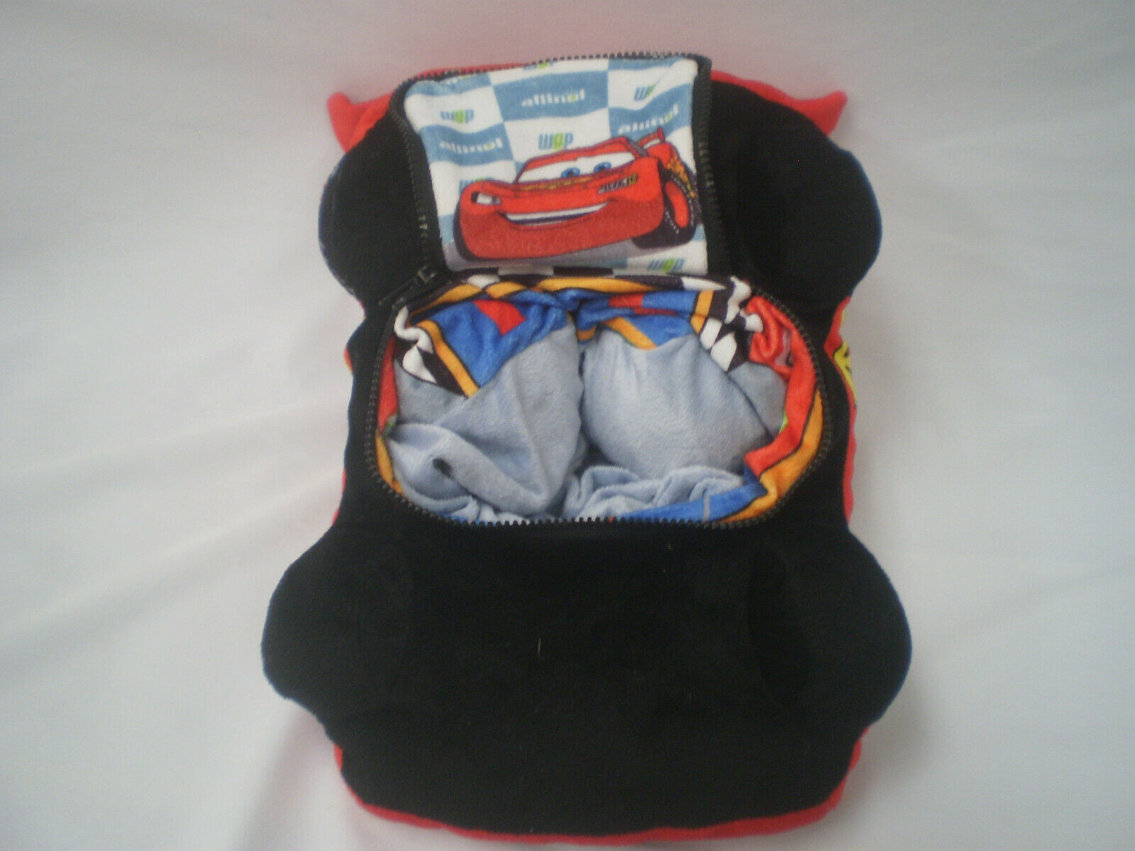 DISNEY KIDS BEDDING HAPPY NAPPERS CARS LIGHTENING McQUEEN PLUSH BED PILLOW - Fresh Stock Dated January 2026