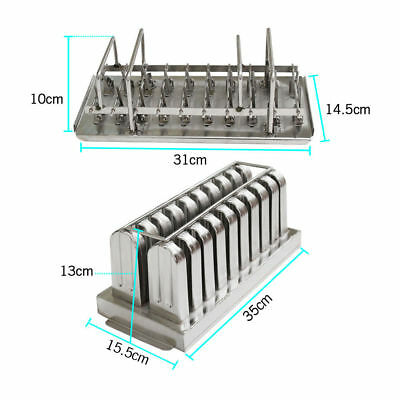Set Of 20 Stainless Steel Ice Lolly Popsicle  Pop Molds Ice Cream Stick Holder - Fresh Stock Dated December 2025