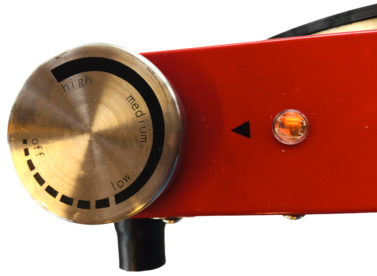 Ginny's Red Double Burner Cast Iron Plate 1800 W Tabletop Cooks Portable Tested - Fresh Stock Dated December 2025