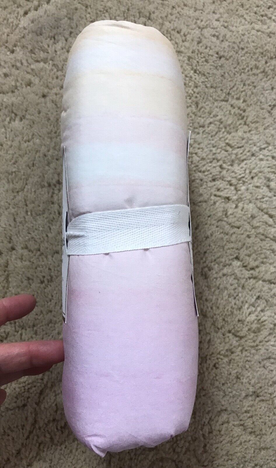 One Pottery Barn Teen Standard Pillow Sham Watercolor Rainbow Ombre Pastel NEW - Fresh Stock Dated February 2026