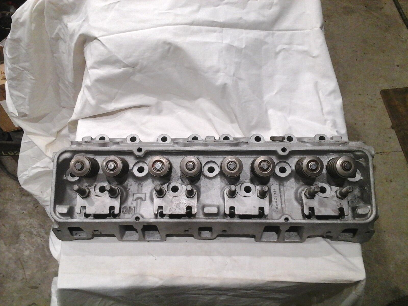 Pair GM Chevrolet SBC Vintage Aluminum Cylinder Heads - Fresh Stock Dated February 2026