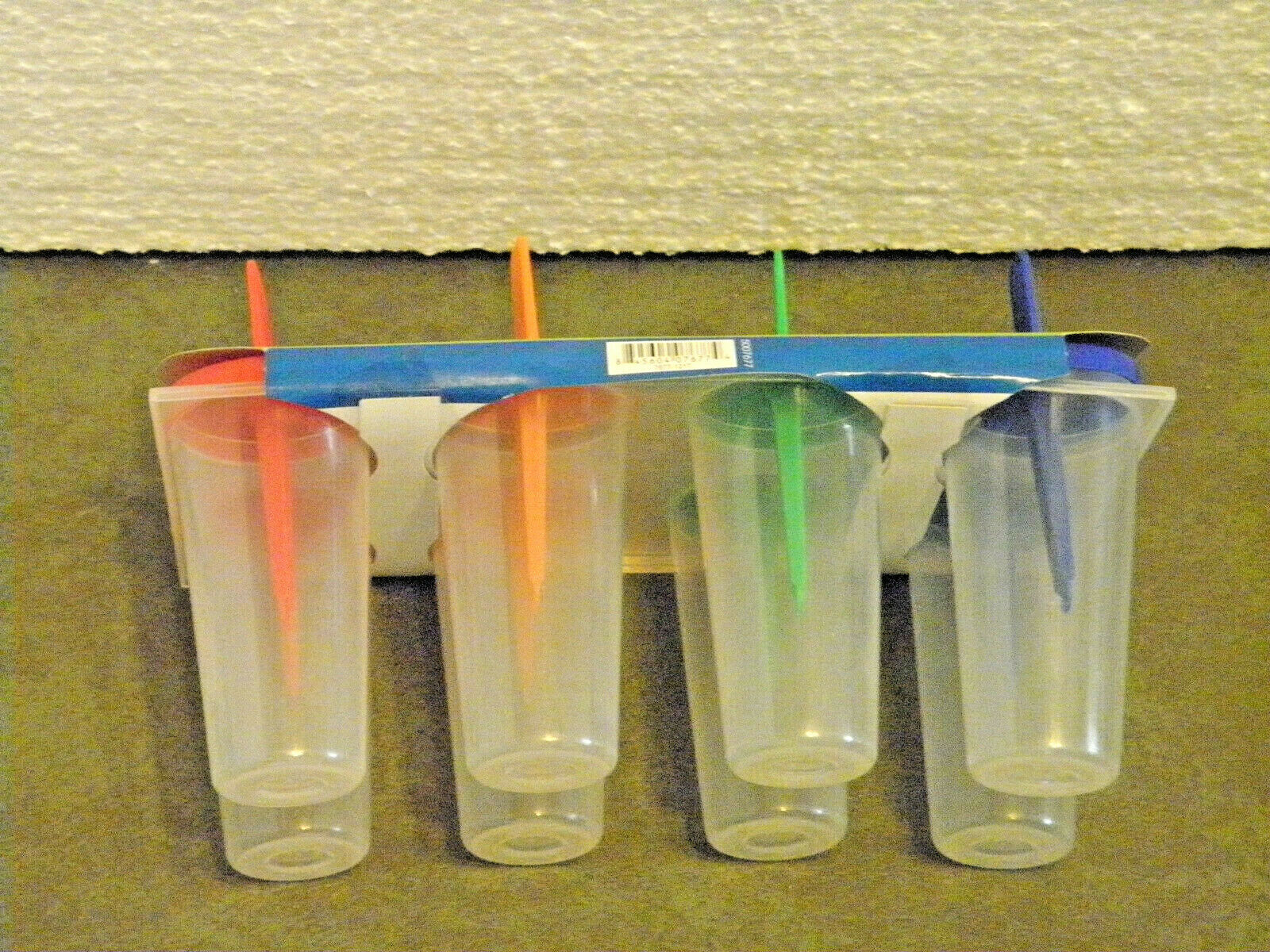 1 NEW COOL GEAR 8 COUNT ICE POP TRAY MAKES 8 POPS FOR PUDDING JUICE YOGURT &MORE - Fresh Stock Dated February 2026