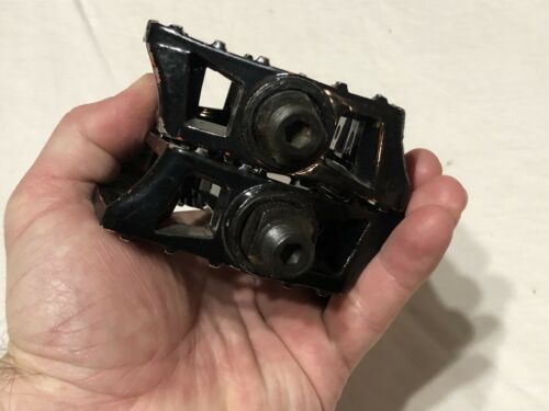 SHIMANO 1/2 PD-MX15 BLACK PEDALS OLD SCHOOL BMX - Fresh Stock Dated December 2025