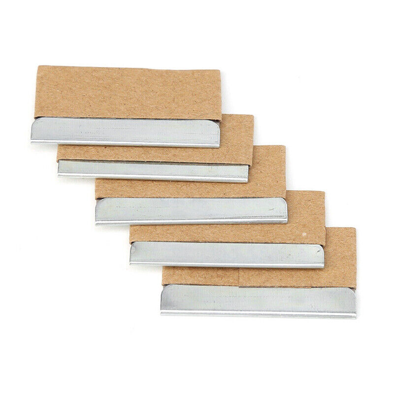 10pcs Metal Razor Scraper Blades Single Edge Box Cutter Car Glass 1.57 In - Fresh Stock Dated February 2026