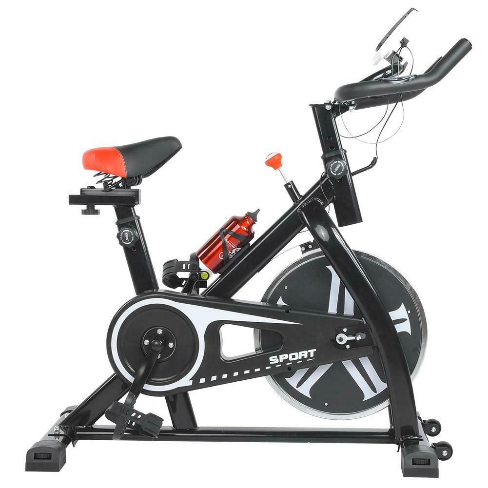 Exercise Bike Stationary Bicycle Indoor Cycling Cardio Fitness Workout Gym Black - Fresh Stock Dated February 2026