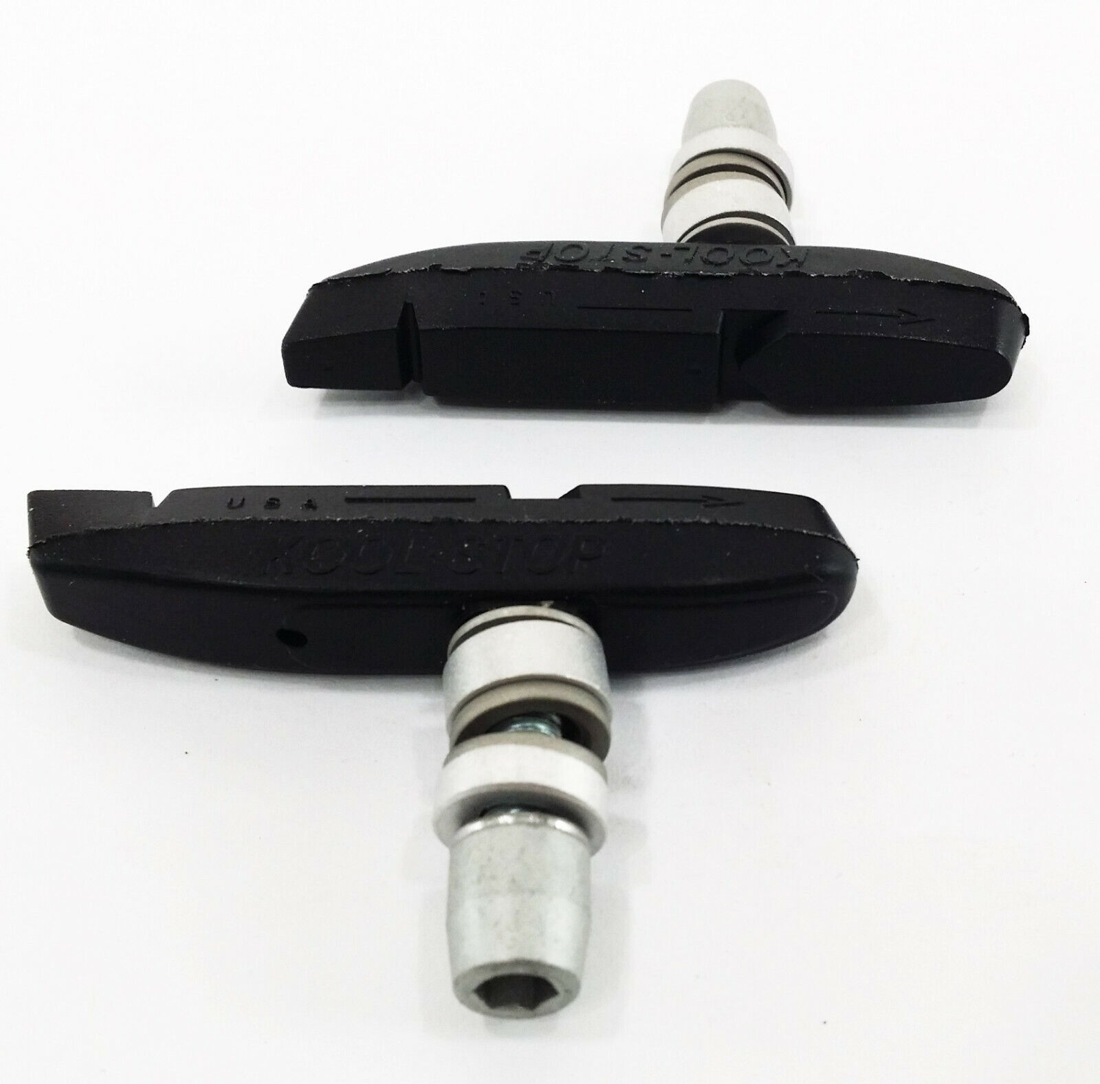 Kool-Stop Supra 2 Bicycle Brake Pads - Threaded Dry-Weather Black - Fresh Stock Dated February 2026