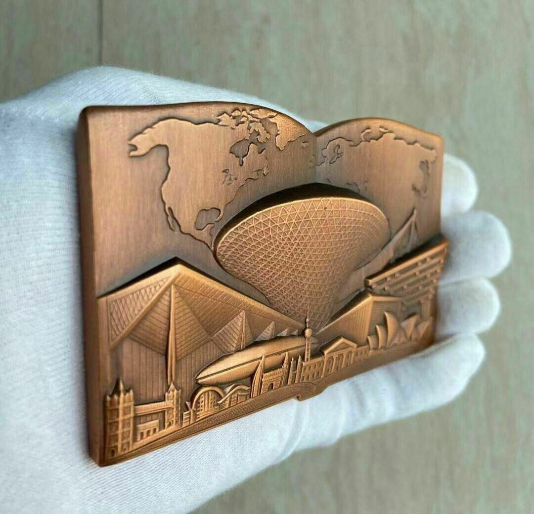 2010 Shanghai World Expo Red Copper Medal LE10000 - Fresh Stock Dated February 2026