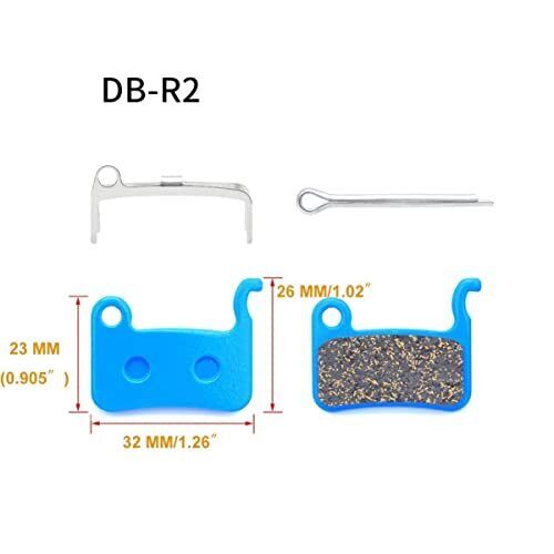 2 Pair Rich-Metal Disc Bike Brake Pads for XTR M975,M966,M596 - Fresh Stock Dated February 2026