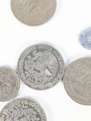 Assorted Coins Mexico Peso Australia Dollar Dominican Republic - Fresh Stock Dated February 2026