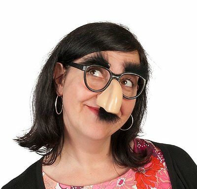 Fancy Cosplay Disguise Moustache Glasses Halloween Party Dress Big Nose - Fresh Stock Dated February 2026