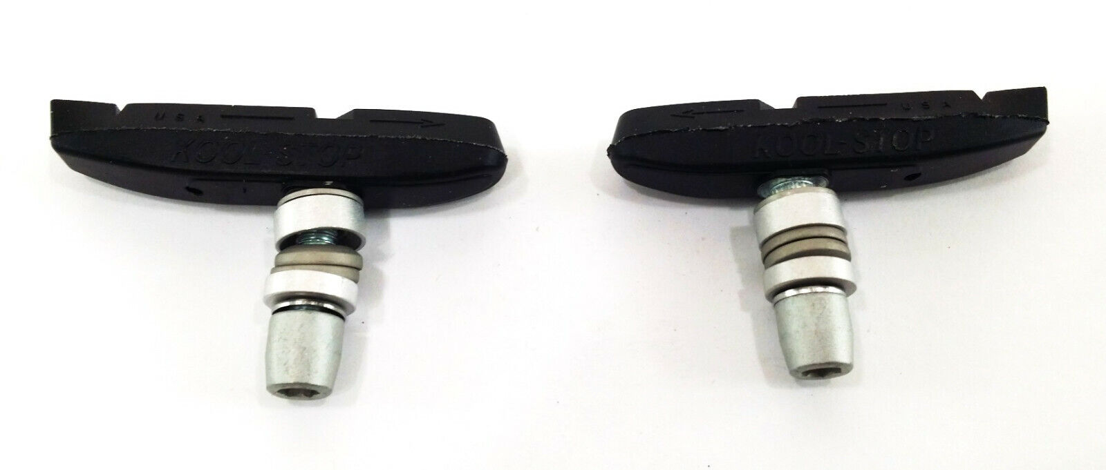 Kool-Stop Supra 2 Bicycle Brake Pads - Threaded Dry-Weather Black - Fresh Stock Dated February 2026