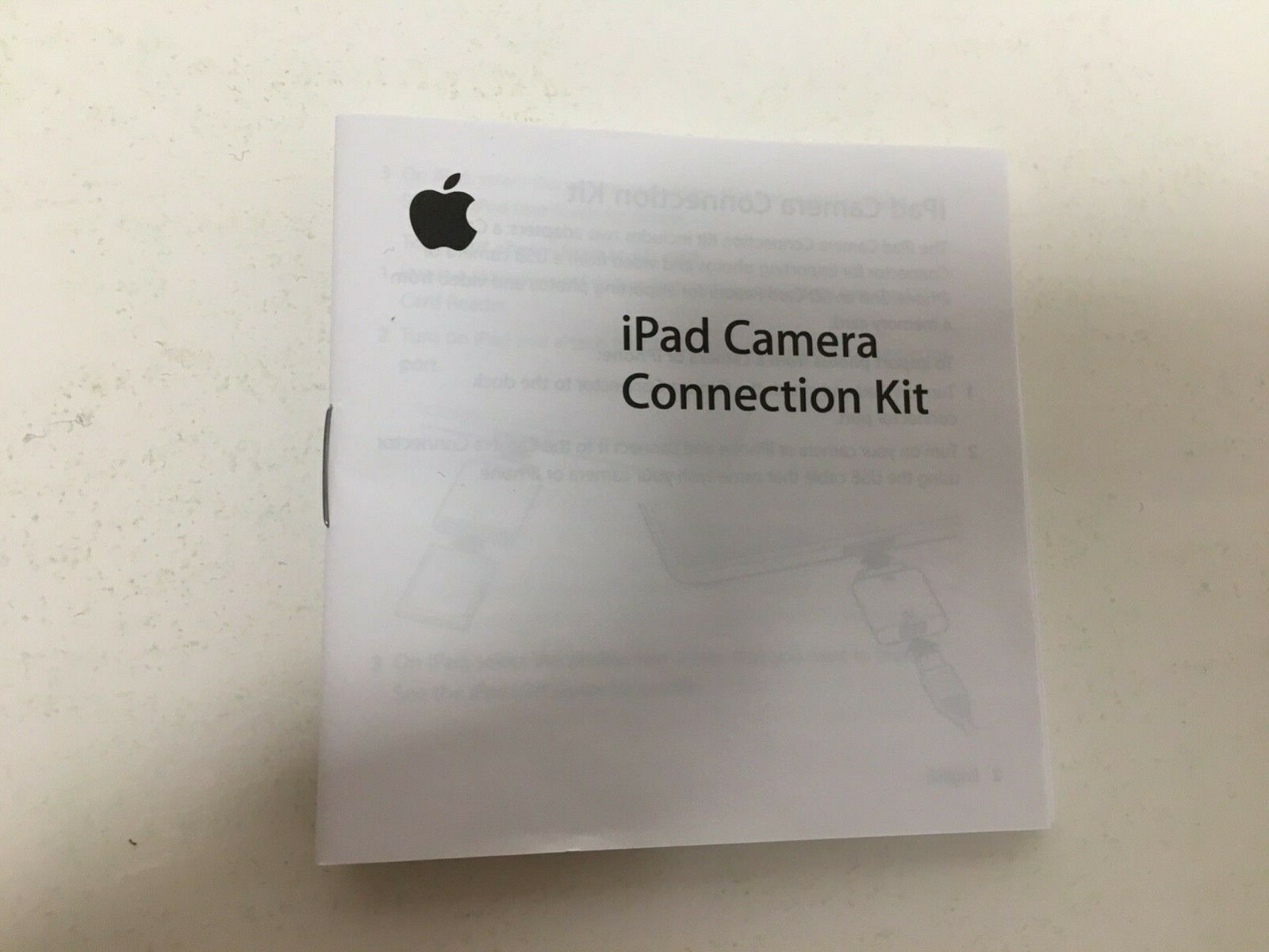 iPad Camera Connection Kit Connector SD Card Reader MC531ZM/A - Fresh Stock Dated February 2026