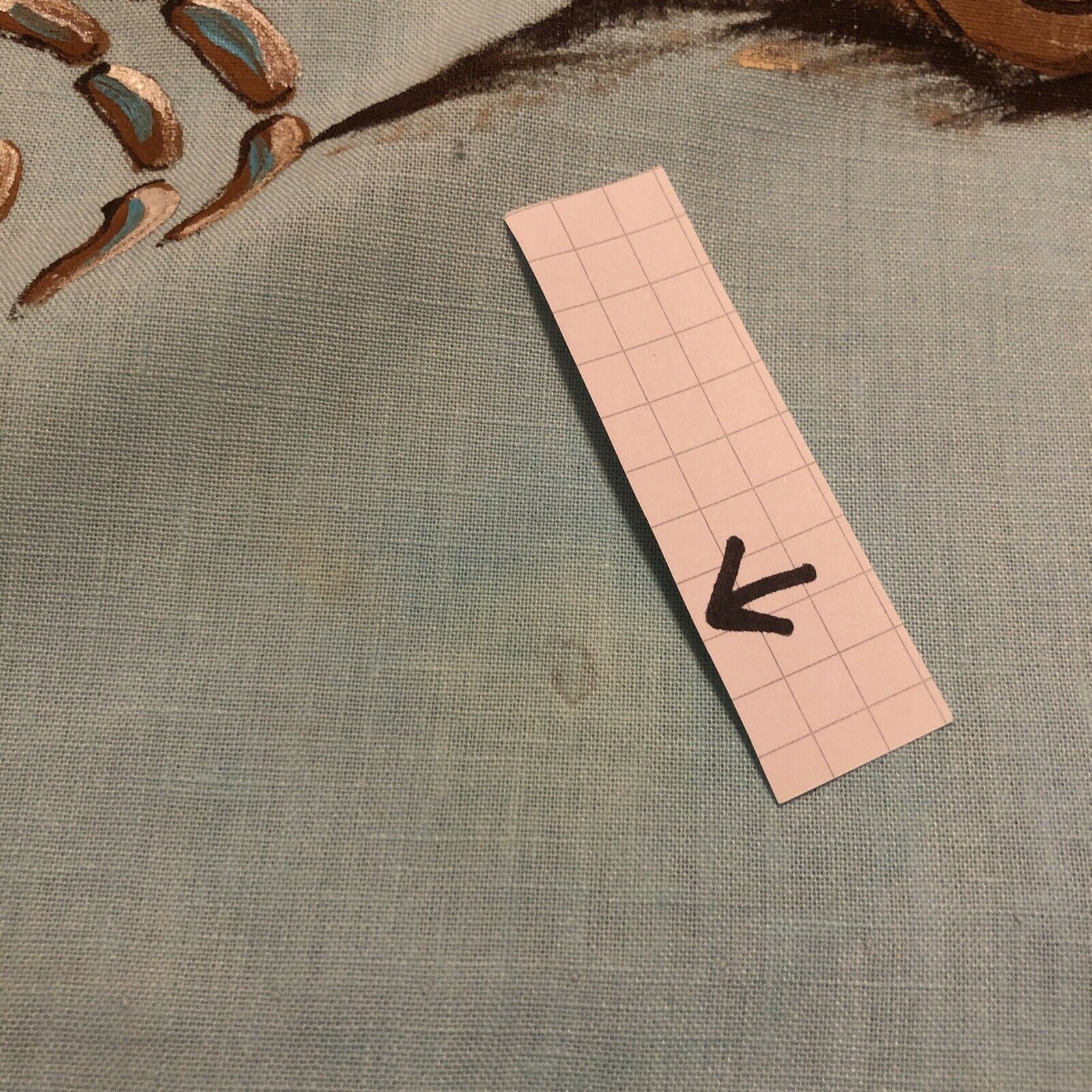 Vintage 70s Aqua Blue Cotton Wrap Skirt Hand Painted Snails Crab Midi Boho M - Fresh Stock Dated December 2025