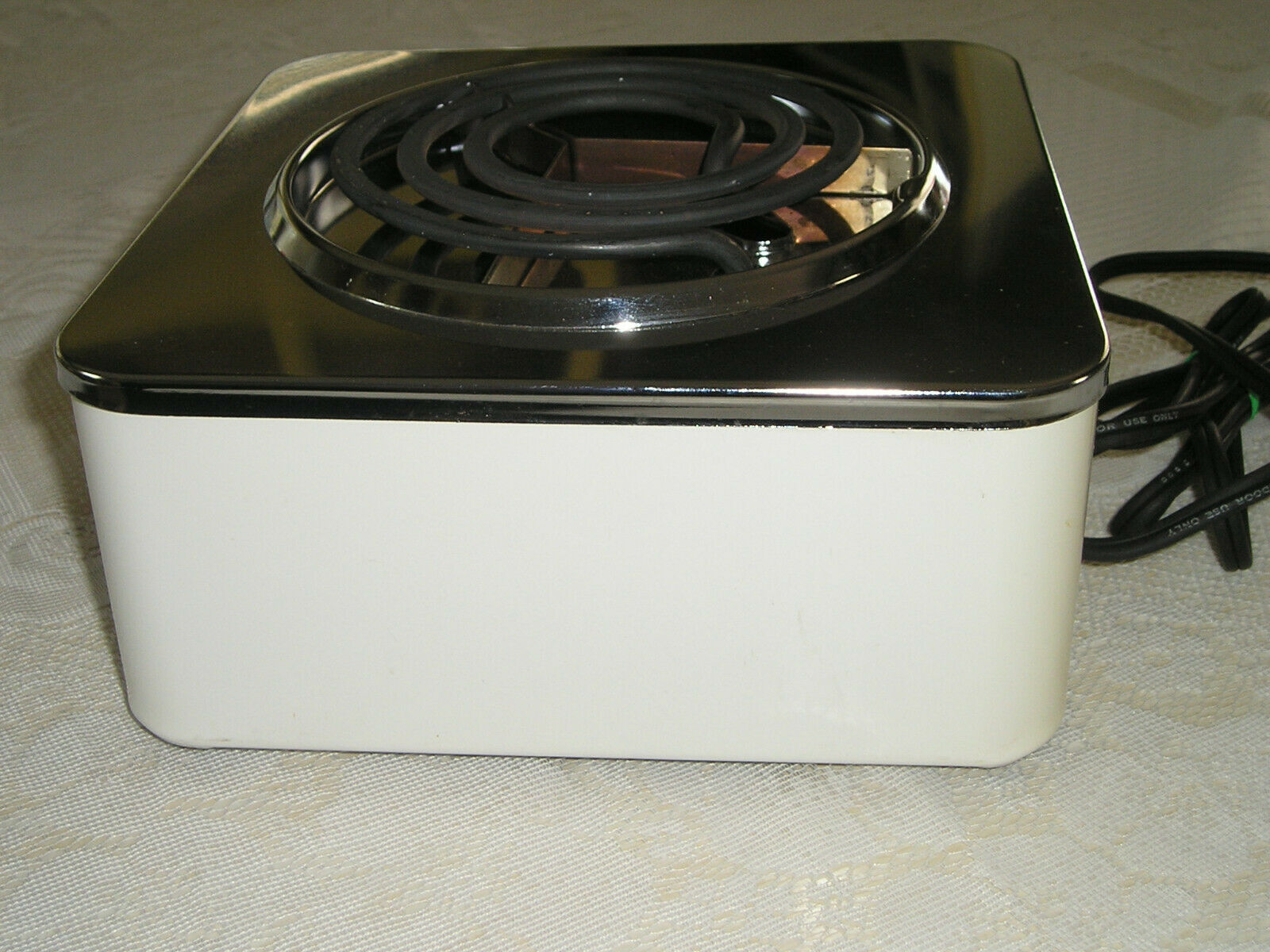 Vtg Dominion Scovill Buffet Table Range Hot Plate Single Burner #3410 Very Clean - Fresh Stock Dated February 2026