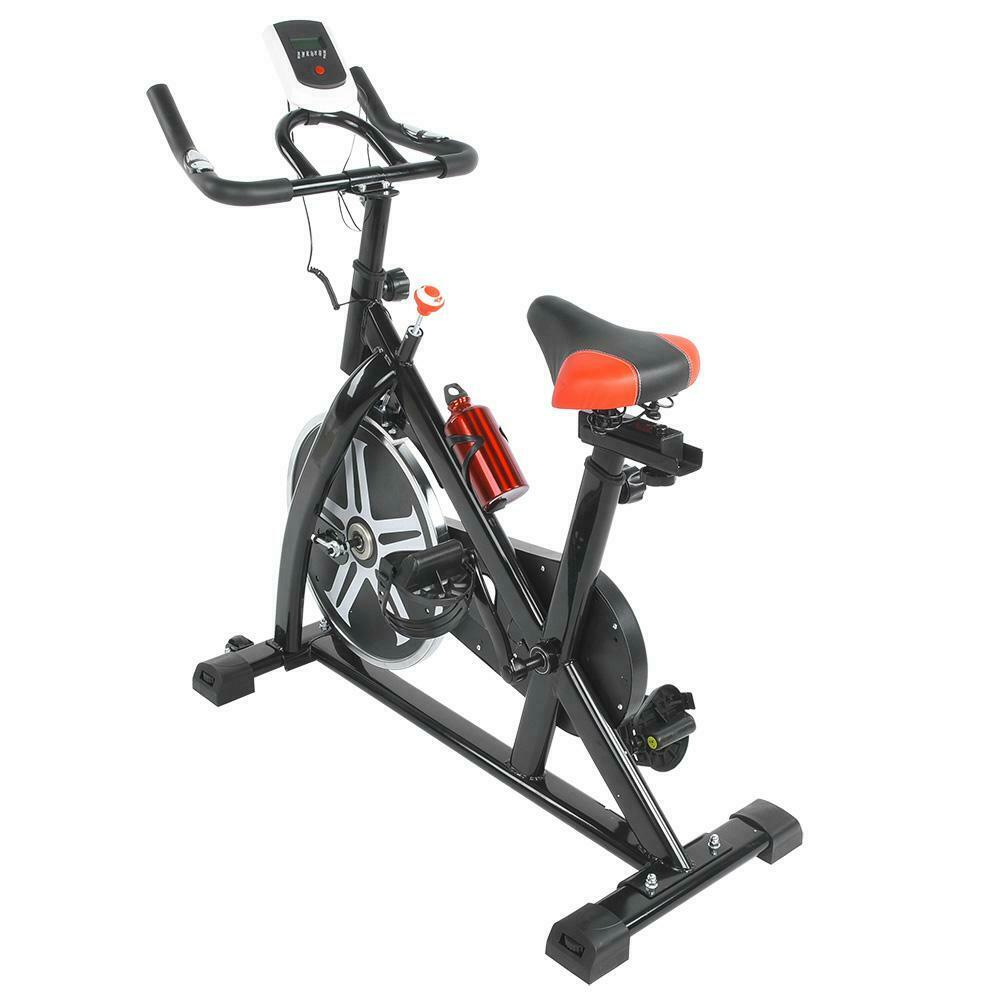 Exercise Bike Stationary Bicycle Indoor Cycling Cardio Fitness Workout Gym Black - Fresh Stock Dated February 2026