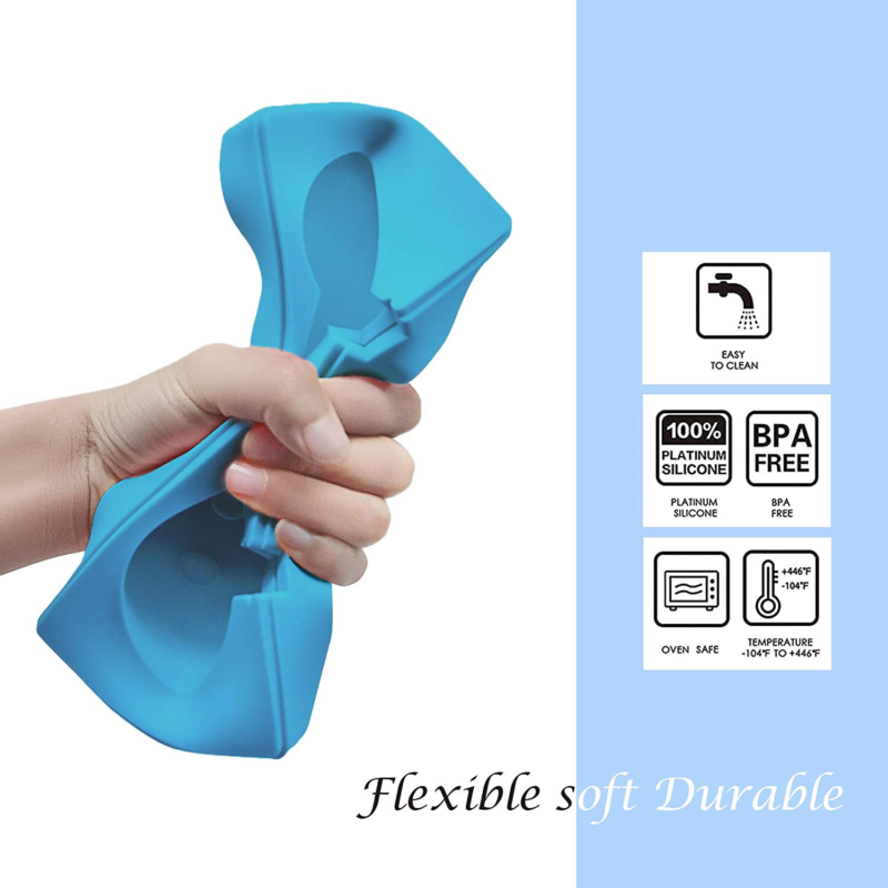 3Pack Silicone Popsicle Molds with Lid for Kids, BPA Free, Homemade Ice Cream - Fresh Stock Dated February 2026