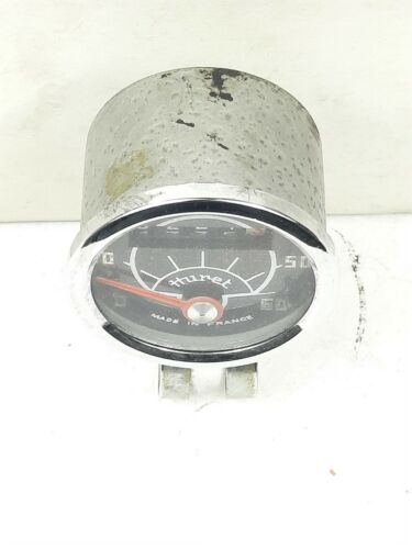 VINTAGE HURET SPEEDOMETER 60 MPH BICYCLE BIKE FRANCE SCHWINN w/BRACKET ORIGINAL - Fresh Stock Dated December 2025