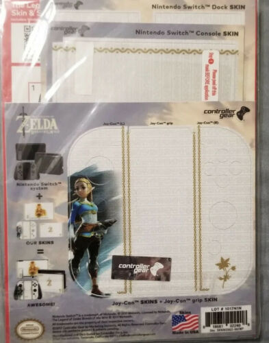 Nintendo Switch Skin & Screen Protector The Legend of Zelda: Breath of the Wild - Fresh Stock Dated December 2025