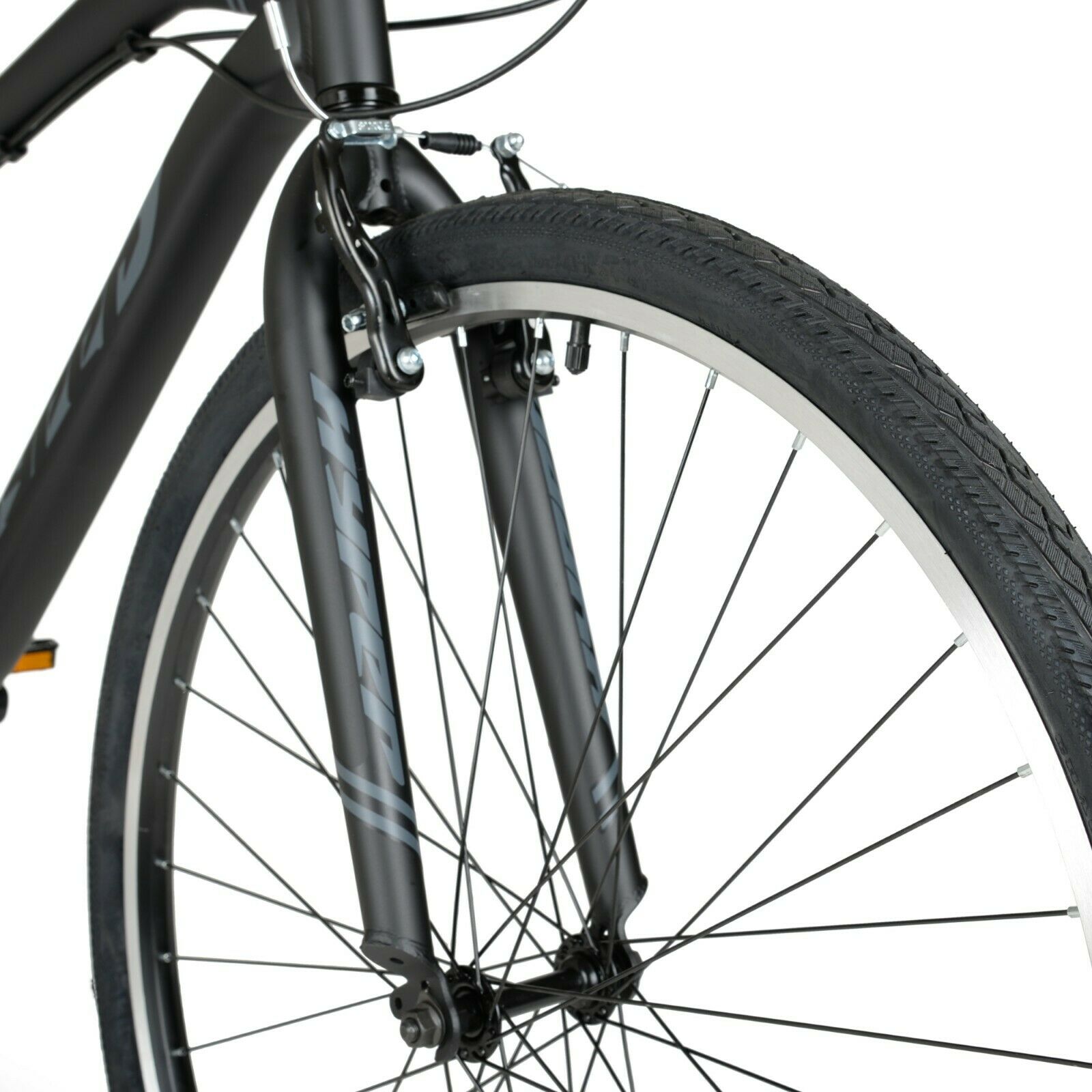 Hyper Bicycles 700c Adult Urban Bike, Black/Gray - super cool - Fresh Stock Dated February 2026