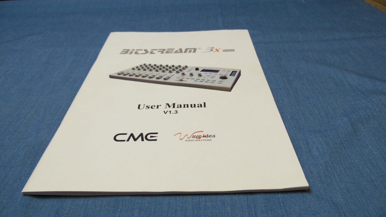 MANUAL ONLY Bitstream 3X MIDI Controller Wave Idea REPLACEMENT USER MANUAL V1.3 - Fresh Stock Dated February 2026