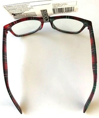 PLAID FUNNY NERD GEEK GLASSES Eye Dork Clear Lenses Joke Gag Toy Plastic Tartan - Fresh Stock Dated February 2026