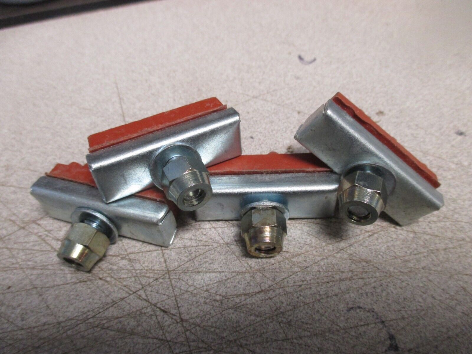 NOS Vintage Bicycle 6 Bump Brake Pad Set Assy Fits: Schwinn Stingray QTY4 - Fresh Stock Dated February 2026