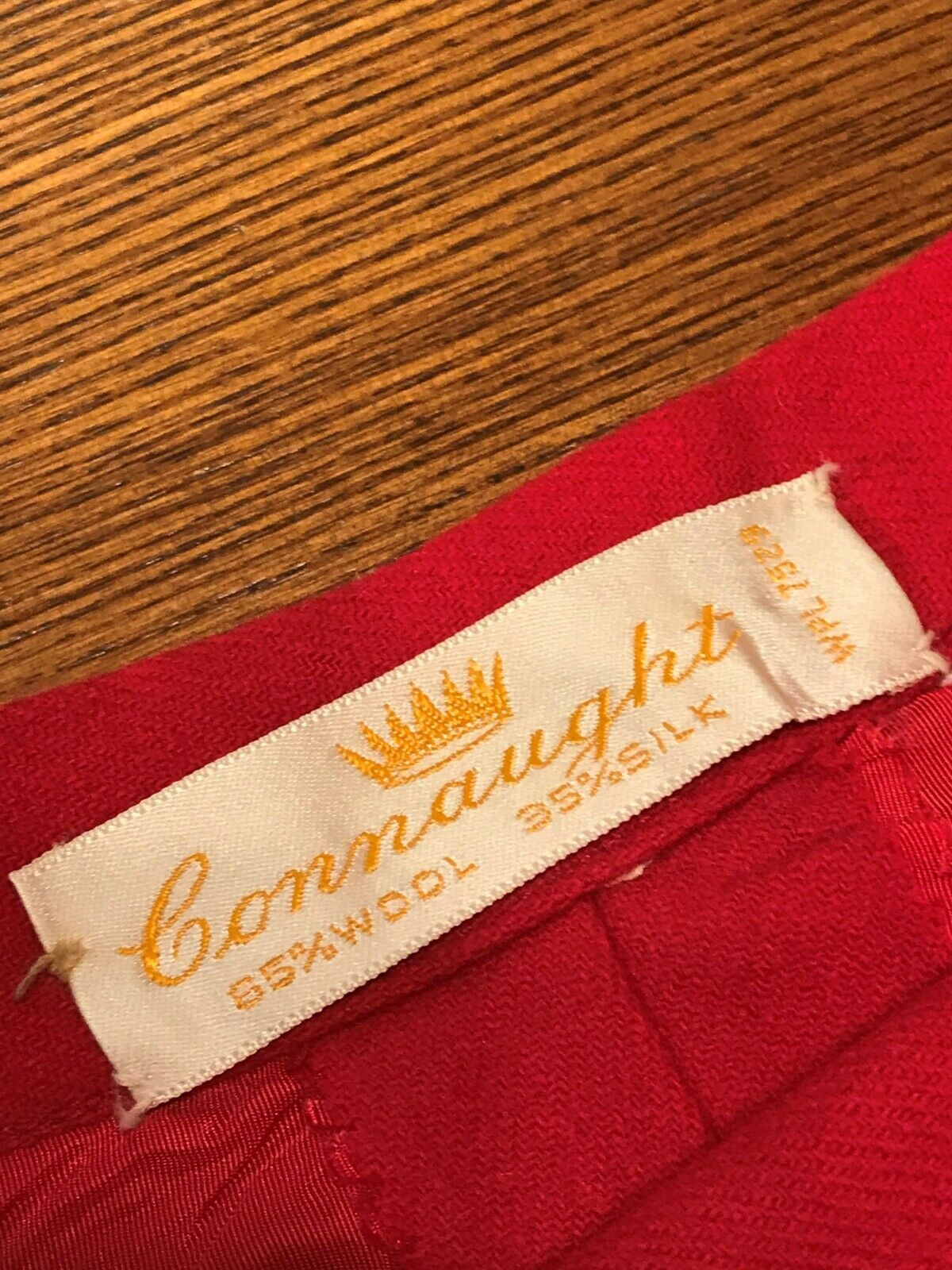 VTG Highly Detailed 1940's Skirt Connaught Designer/ 65%Wool/ 35%Silk - Fresh Stock Dated February 2026