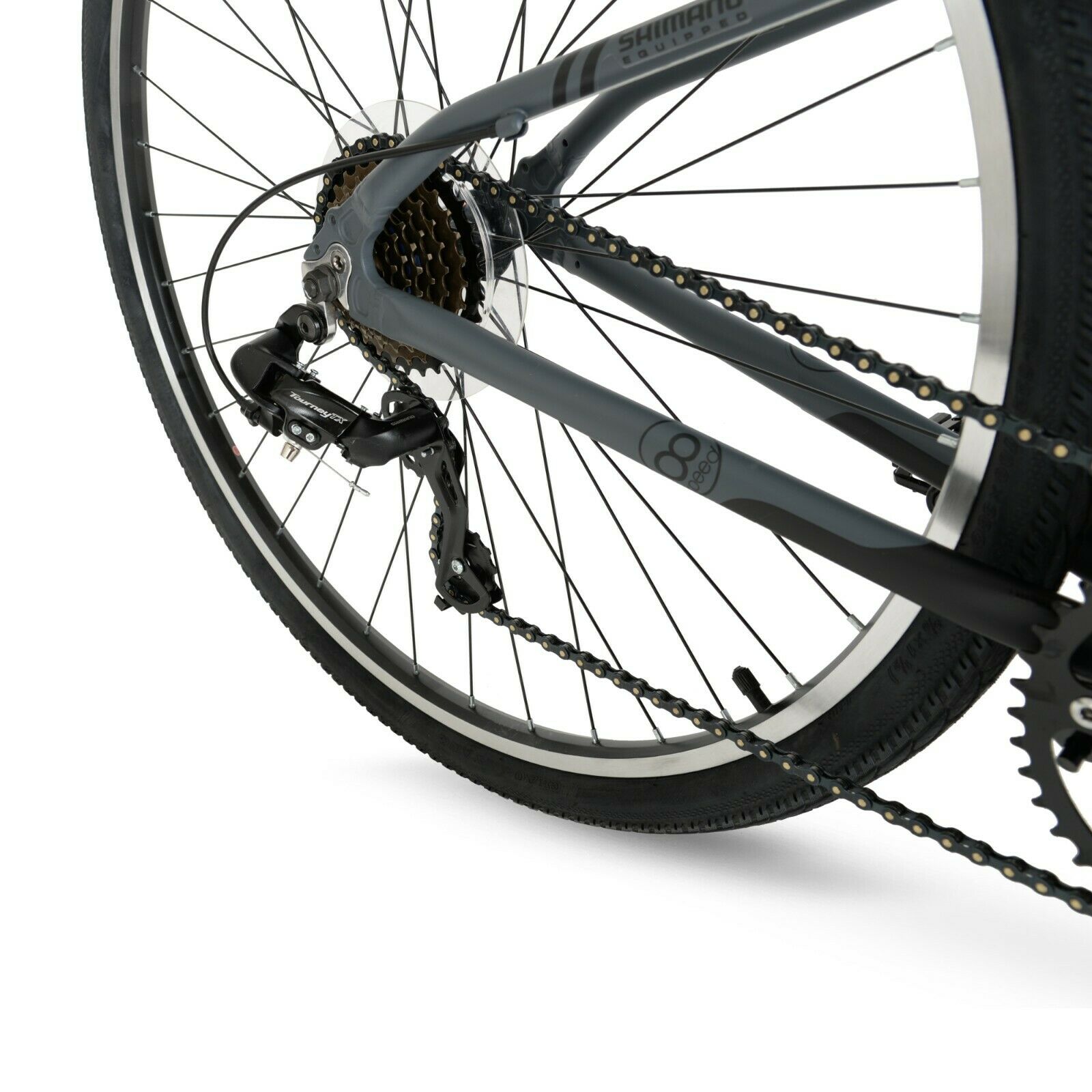 Hyper Bicycles 700c Adult Urban Bike, Black/Gray - super cool - Fresh Stock Dated February 2026