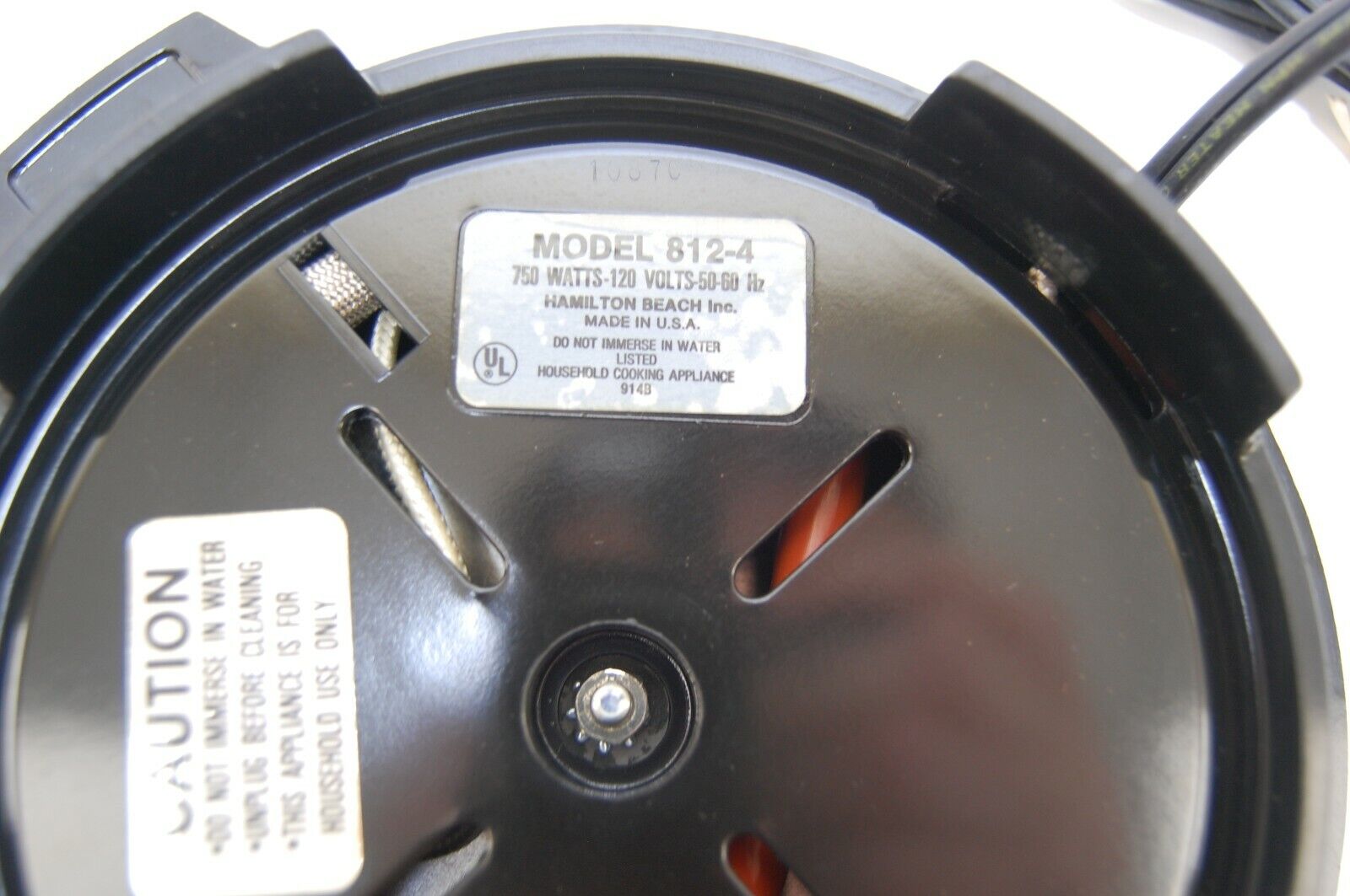 New Hamilton Beach Fifth Burner, No.812, W/Open Packaging, Portable 120V - Fresh Stock Dated February 2026