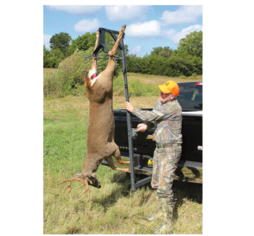 Guide Gear Tubular Steel Deluxe Deer Hoist and Gambrel, Swivel Hitch Lift System - Fresh Stock Dated February 2026