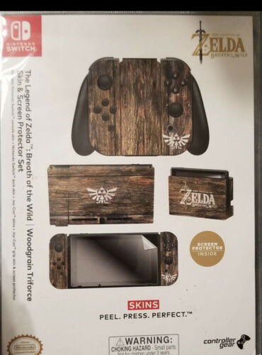 Nintendo Switch Skin & Screen Protector The Legend of Zelda: Breath of the Wild - Fresh Stock Dated December 2025
