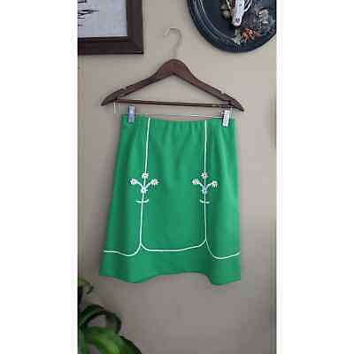 vintage 60s mod floral applique mini skirt - Fresh Stock Dated December 2025