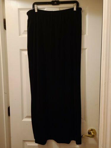 Vintage Neiman Marcus - long black velvet skirt - Fresh Stock Dated February 2026
