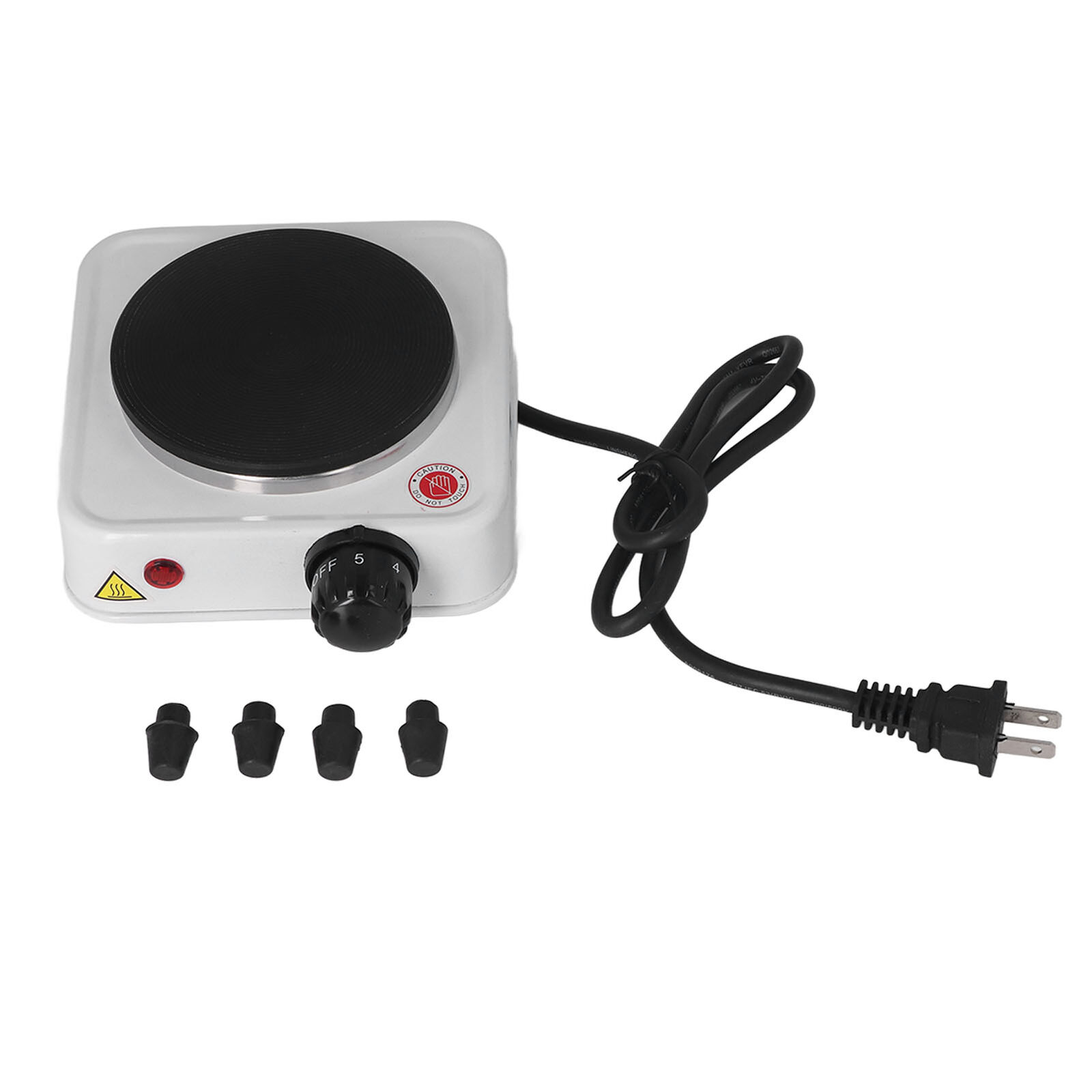 Electric Stove 500W Compact Portable Single Electric Hob Hot Plate Cooktop Fo BS - Fresh Stock Dated February 2026