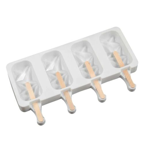 Silicone Geometric Cakesicle Mould Popsicle Lolly Frozen Dessert Maker Cake Mold - Fresh Stock Dated December 2025