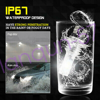 For Yamaha YZF-R6 2003-2015 YZF-R1 2007-2014 LED Headlight H7 Bulbs 6000K White - Fresh Stock Dated February 2026