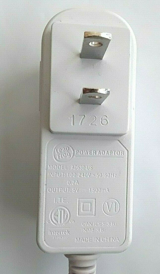 Power Adapter AD530-US micro USB 5v - 1.5A for LeapFrog VTech 6022 Epic - Fresh Stock Dated December 2025