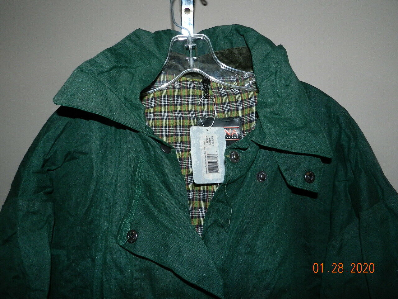 Sedona Professional Riding Gear Australian wax coat Full length green L Mens - Fresh Stock Dated December 2025