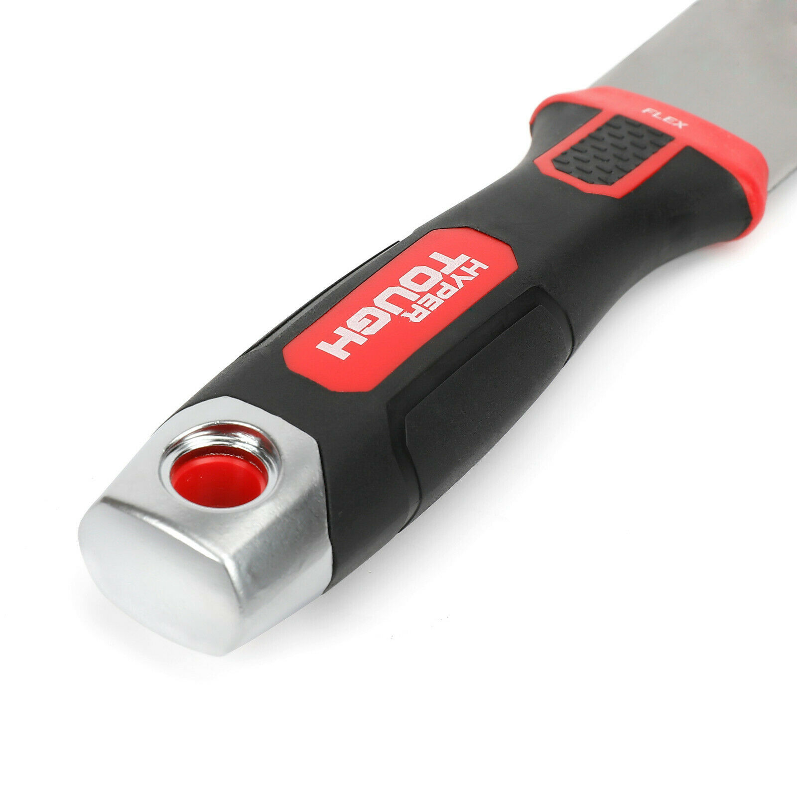 Hyper Tough 1.5-INCH FLEX PUTTY KNIFE Flexible Blade, Soft Grip, Hammer End TOOL - Fresh Stock Dated February 2026