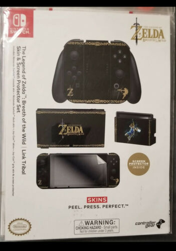 Nintendo Switch Skin & Screen Protector The Legend of Zelda: Breath of the Wild - Fresh Stock Dated December 2025