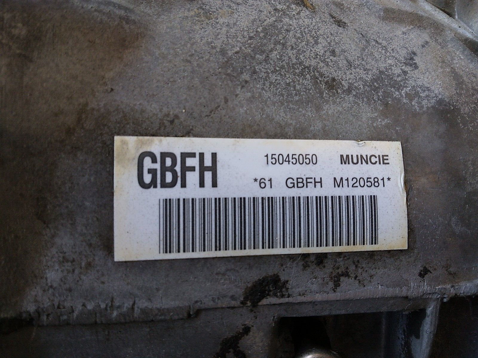 2000-2003 S10 / S15 / Sonoma Pickup 2.2L 4x2 Manual 5 Speed Transmission Gearbox - Fresh Stock Dated February 2026