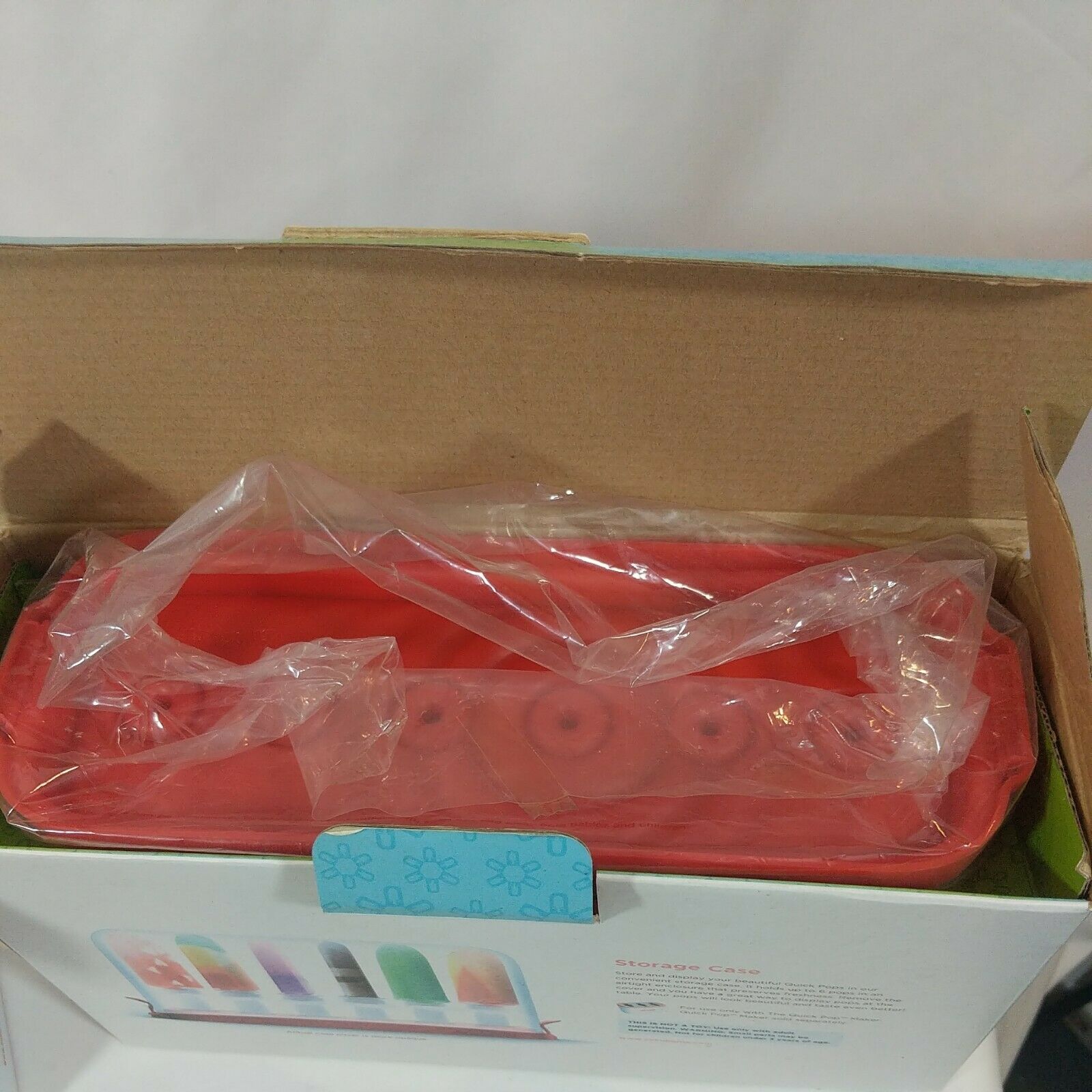 ZOKU Storage Case and Sticks for Quick Pop Maker Popsicles - Accessories Lot - Fresh Stock Dated February 2026