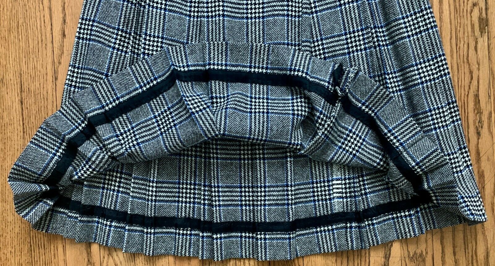 Vintage Lot of 3 Deadstock Skirts 1960s - 1980s Wool Tweed Plaid Tags Attached - Fresh Stock Dated February 2026