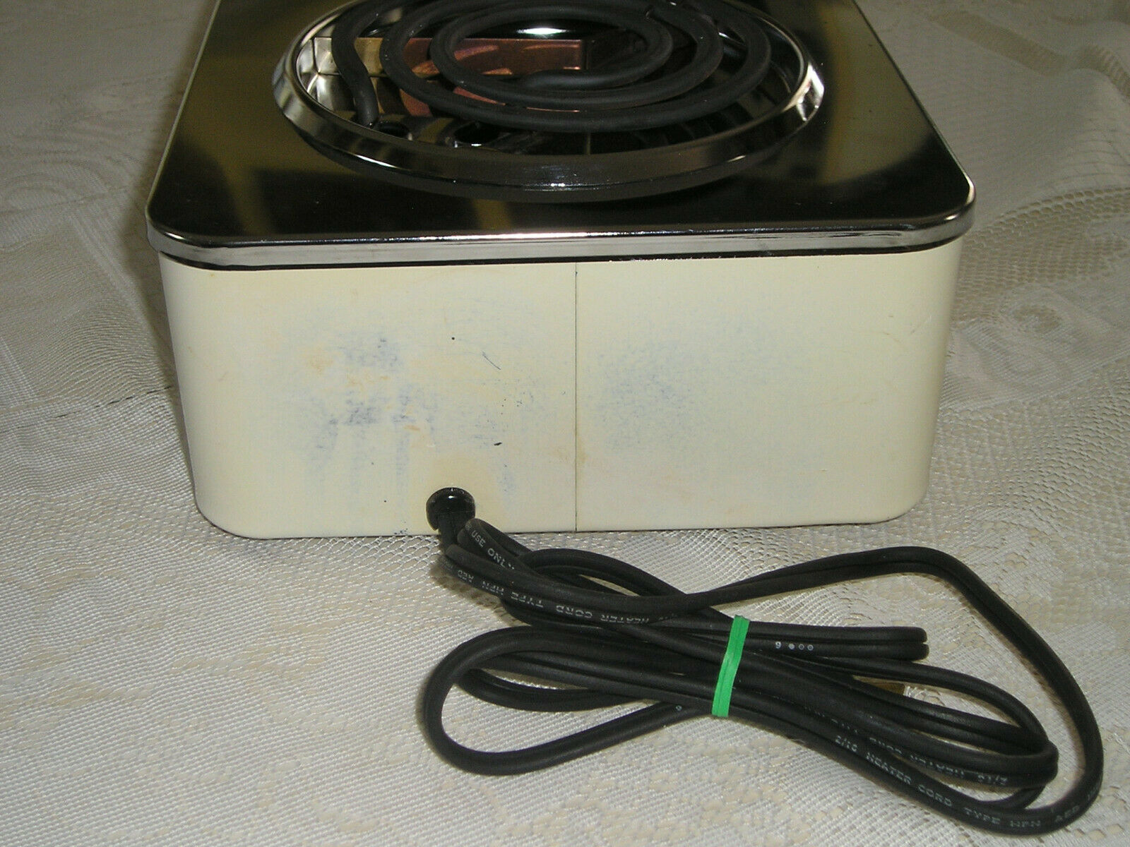 Vtg Dominion Scovill Buffet Table Range Hot Plate Single Burner #3410 Very Clean - Fresh Stock Dated February 2026