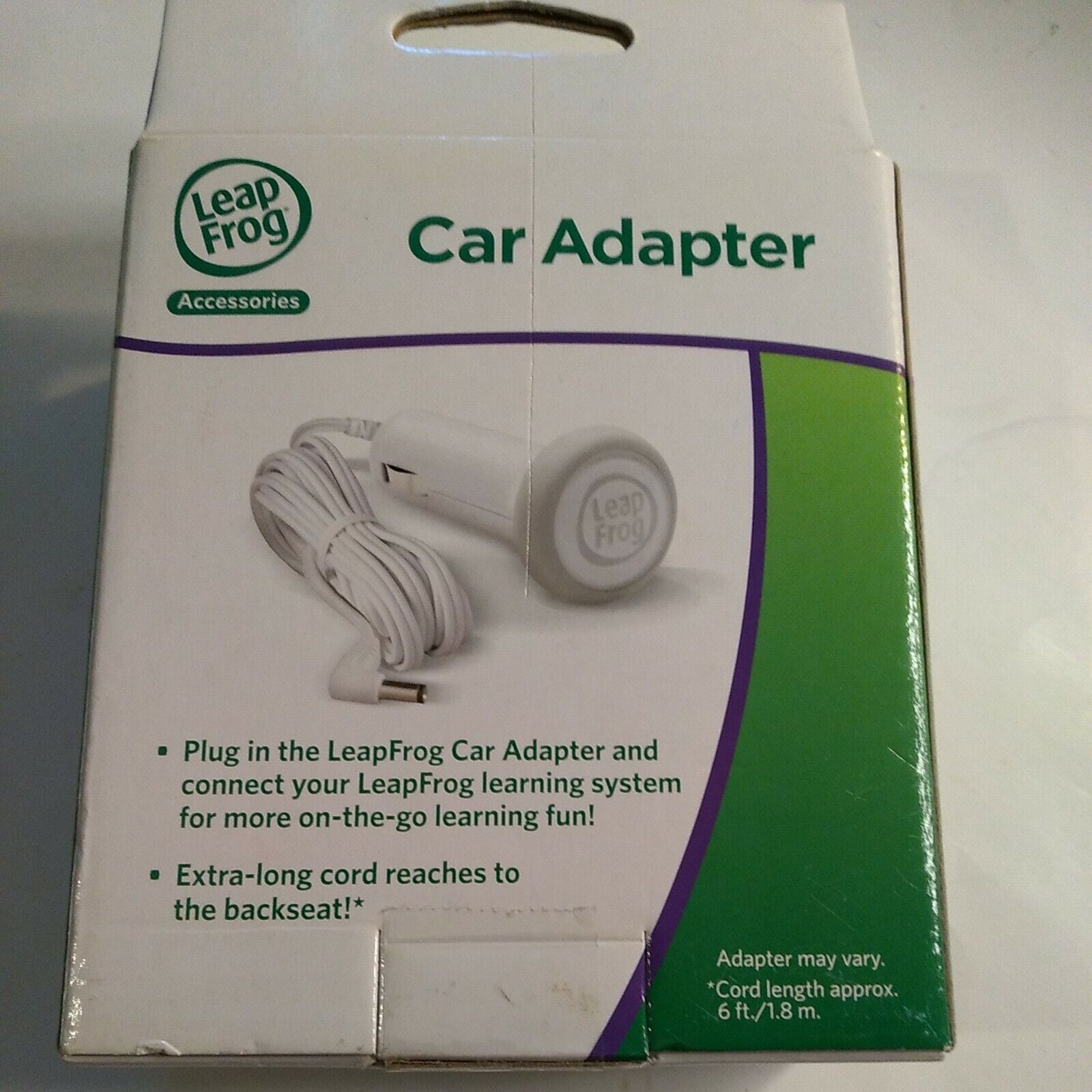 LeapFrog Car Adapter - 708431329256 - Fresh Stock Dated February 2026