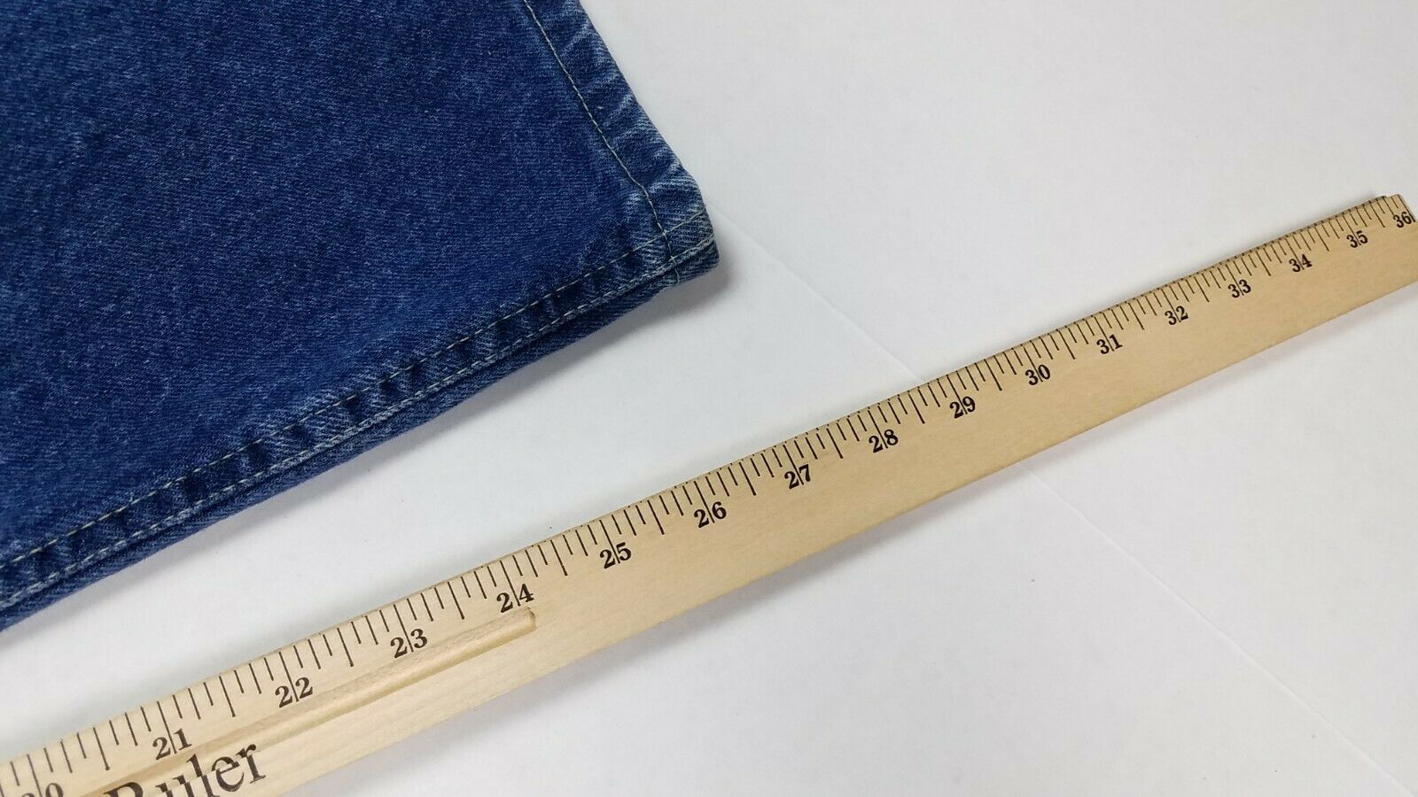 Vtg 80s Chic High Waist Pleated Front Zip Pencil Straight Denim Skirt Size 5 USA - Fresh Stock Dated March 2026