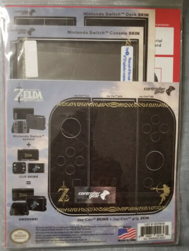 Nintendo Switch Skin & Screen Protector The Legend of Zelda: Breath of the Wild - Fresh Stock Dated December 2025