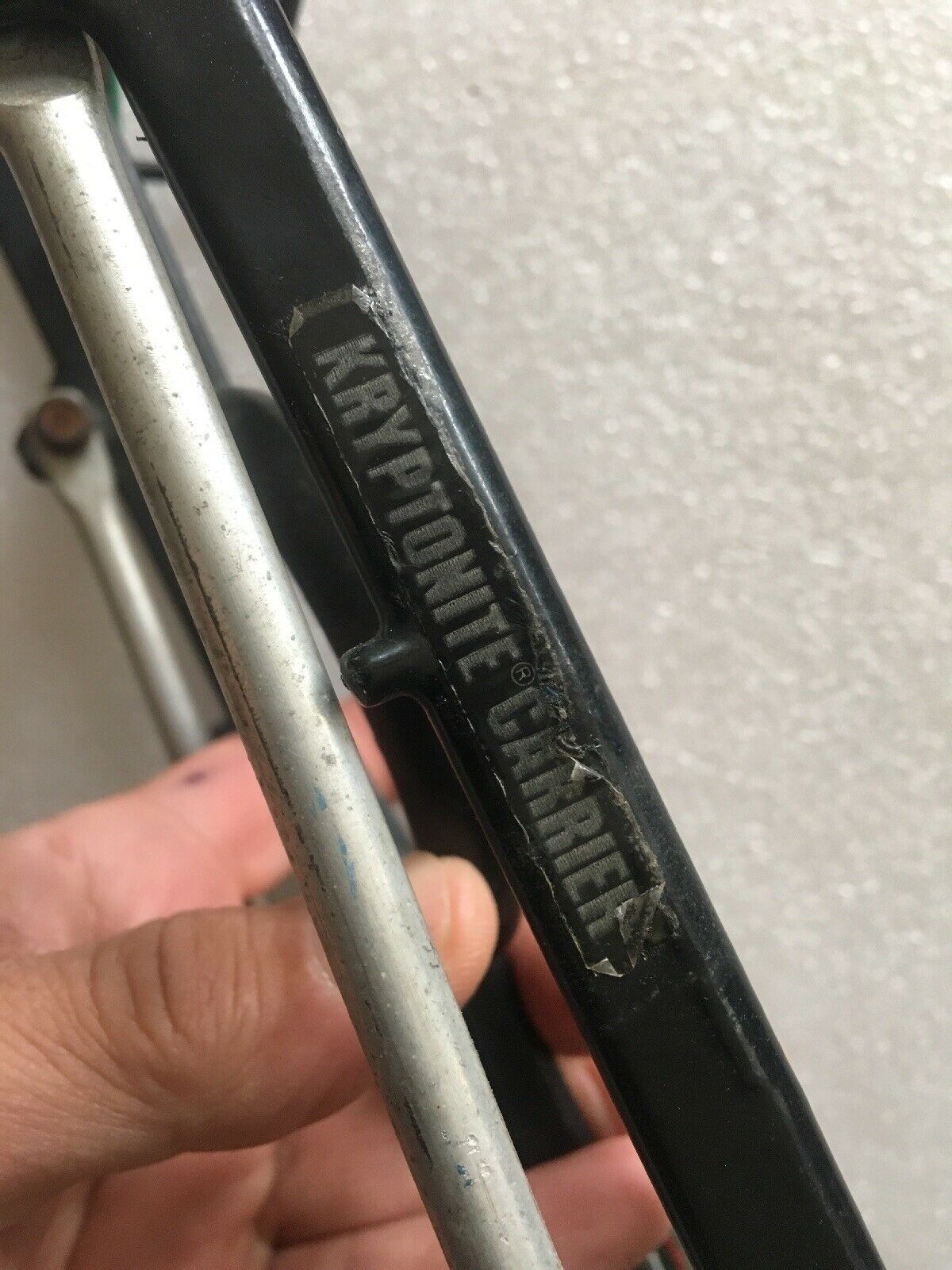 Vintage 1980s KRYPTONITE Rear PANNIER Rack BASKETBALL Soccer Carrier Pletscher - Fresh Stock Dated December 2025