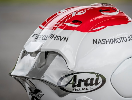 Arai RX-7X Racing Spoiler Wihite/Black/Glass White,Black/Flat Black/Light Smoke - Fresh Stock Dated December 2025