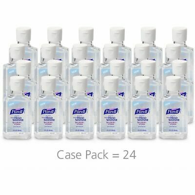 Purell 9605-24 Advanced Hand Sanitizer Gel, 2Oz Portable Bottle, Pk24 - Fresh Stock Dated February 2026